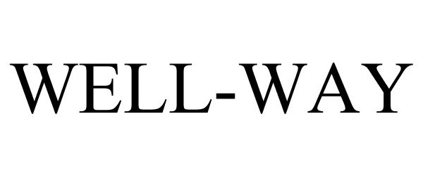 Trademark Logo WELL-WAY