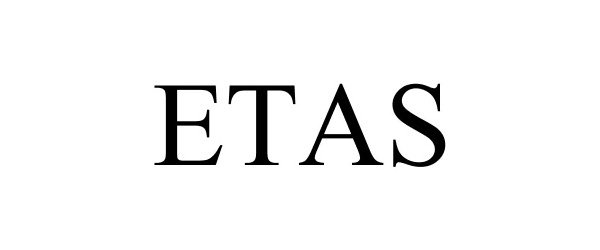 Trademark Logo ETAS