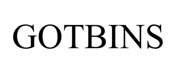 Trademark Logo GOTBINS