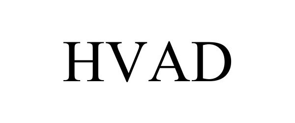 Trademark Logo HVAD