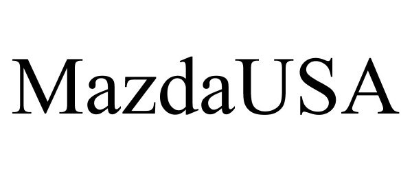 Trademark Logo MAZDAUSA