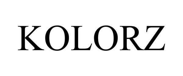 Trademark Logo KOLORZ
