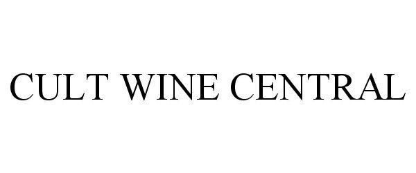  CULT WINE CENTRAL