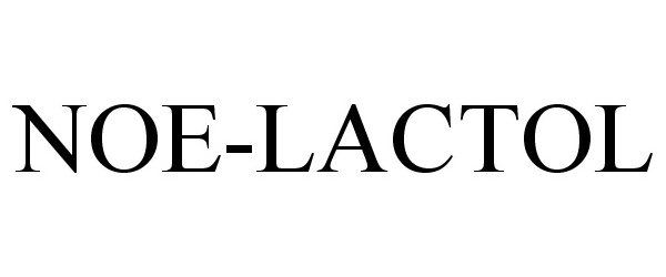 Trademark Logo NOE-LACTOL