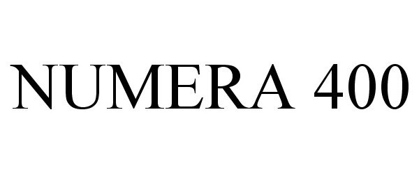 Trademark Logo NUMERA 400