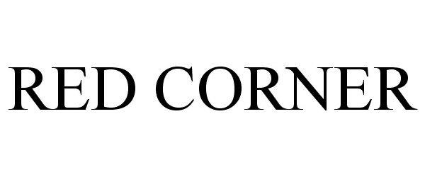 Trademark Logo RED CORNER