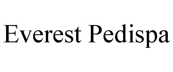  EVEREST PEDISPA