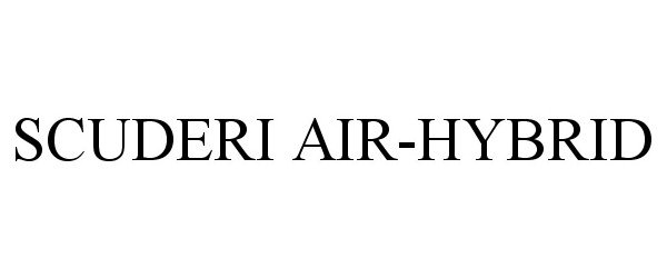  SCUDERI AIR-HYBRID
