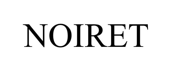 Trademark Logo NOIRET