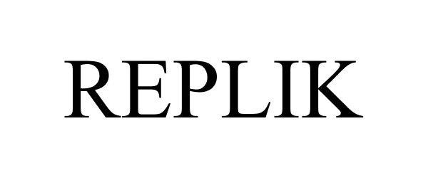 Trademark Logo REPLIK