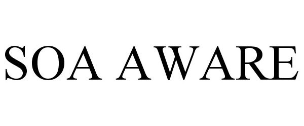 Trademark Logo SOA AWARE