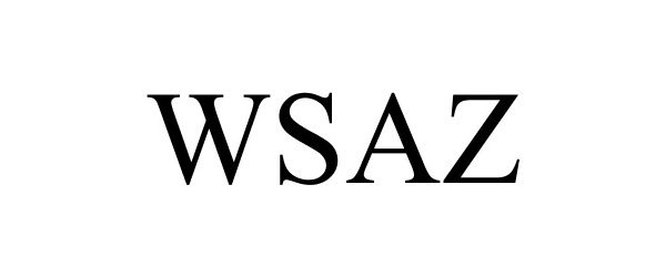 Trademark Logo WSAZ