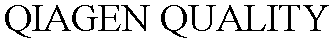 Trademark Logo QIAGEN QUALITY
