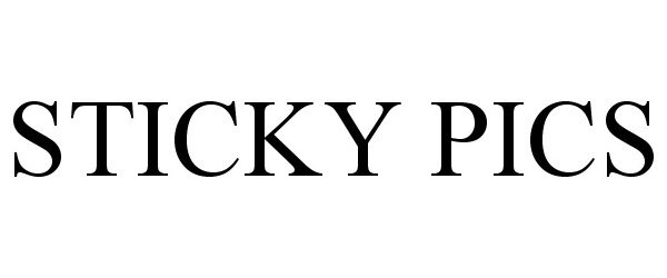 Trademark Logo STICKY PICS