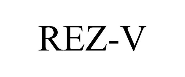Trademark Logo REZ-V
