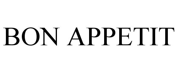 Trademark Logo BON APPETIT