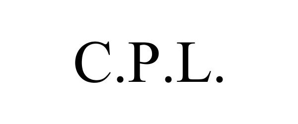 Trademark Logo C.P.L.