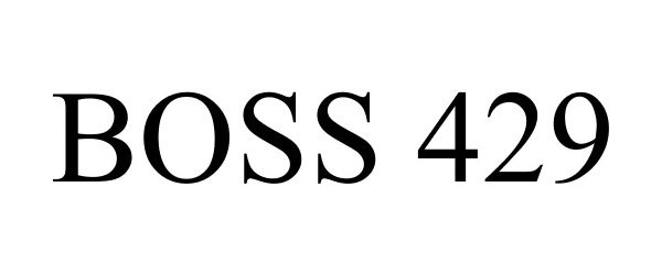 Trademark Logo BOSS 429