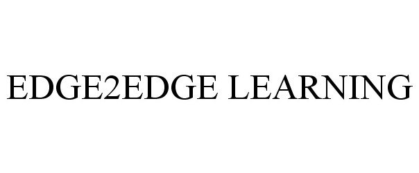  EDGE2EDGE LEARNING