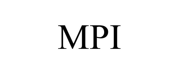 Trademark Logo MPI