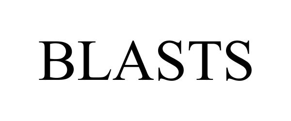 Trademark Logo BLASTS
