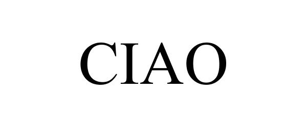 Trademark Logo CIAO