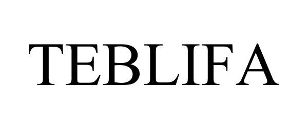 Trademark Logo TEBLIFA