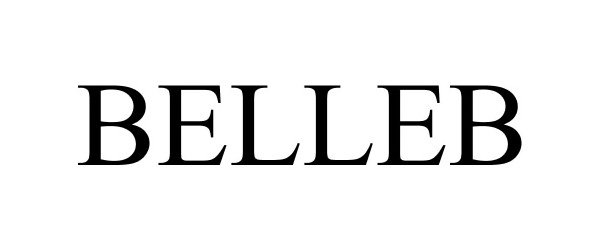 Trademark Logo BELLEB