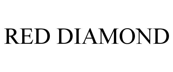 Trademark Logo RED DIAMOND