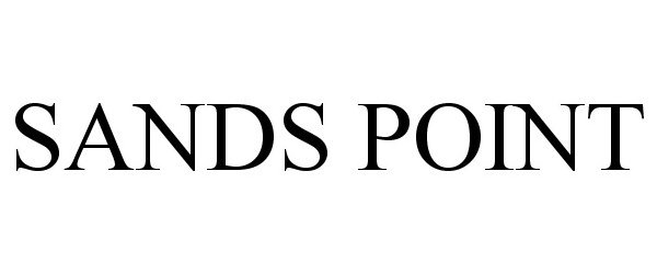 Trademark Logo SANDS POINT