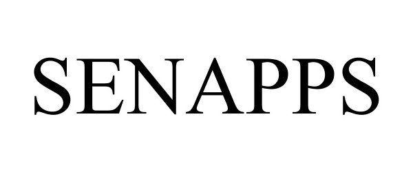 Trademark Logo SENAPPS