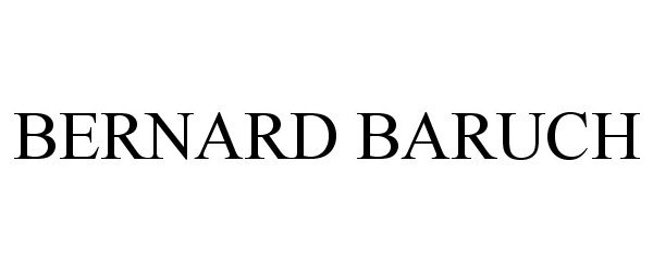 Trademark Logo BERNARD BARUCH