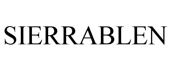 Trademark Logo SIERRABLEN