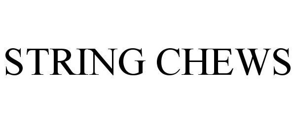 Trademark Logo STRING CHEWS