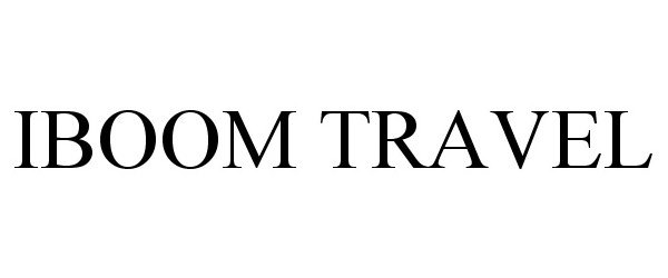 Trademark Logo IBOOM TRAVEL