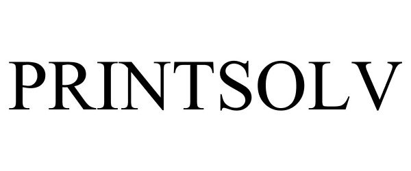 Trademark Logo PRINTSOLV