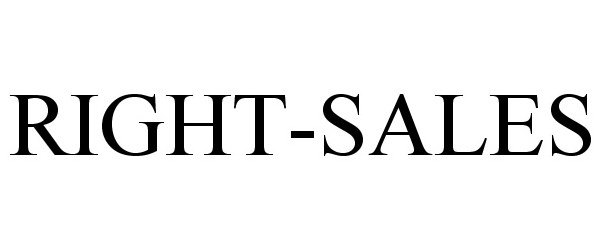 Trademark Logo RIGHT-SALES