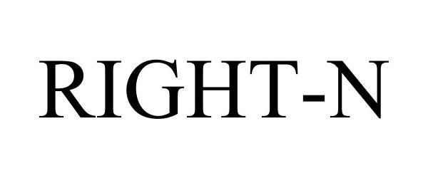 Trademark Logo RIGHT-N