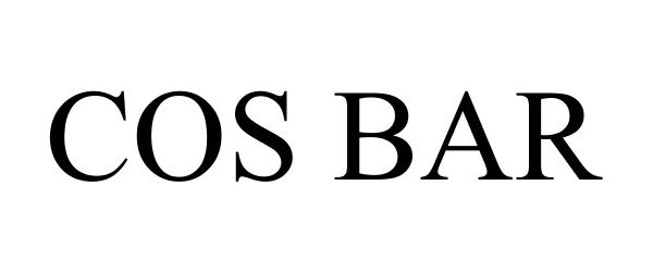 Trademark Logo COS BAR