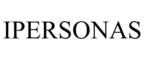Trademark Logo IPERSONAS