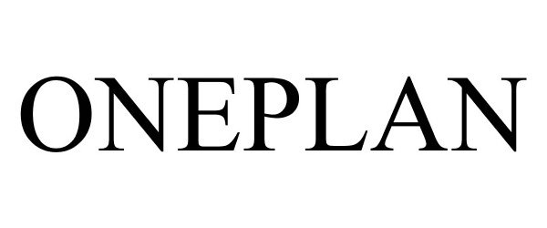 Trademark Logo ONEPLAN