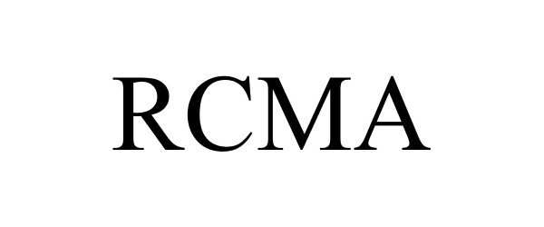 Trademark Logo RCMA