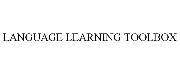 Trademark Logo LANGUAGE LEARNING TOOLBOX