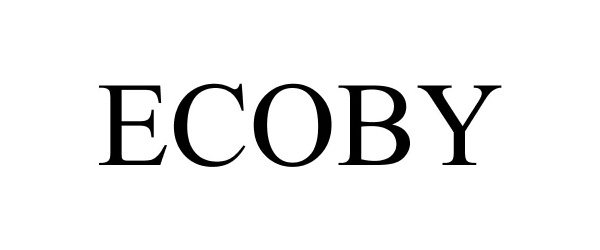 Trademark Logo ECOBY
