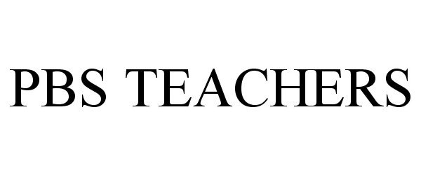 Trademark Logo PBS TEACHERS