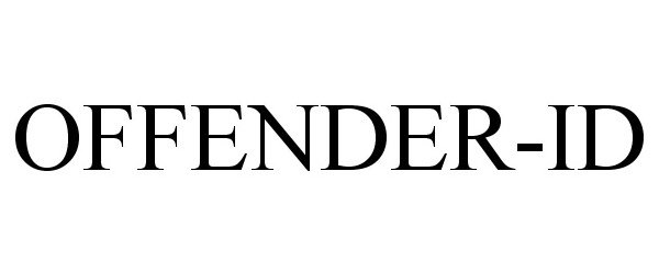 Trademark Logo OFFENDER-ID