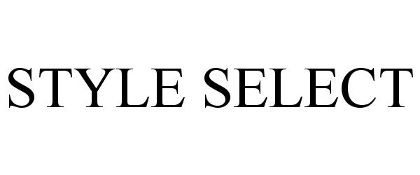 Trademark Logo STYLE SELECT
