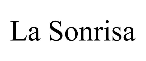 Trademark Logo LA SONRISA