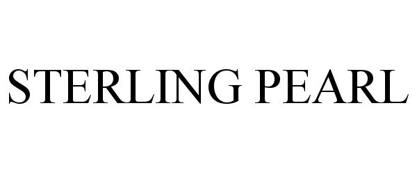 Trademark Logo STERLING PEARL