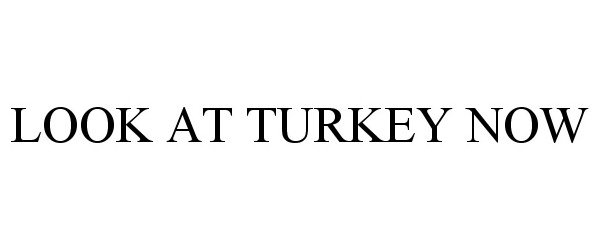  LOOK AT TURKEY NOW